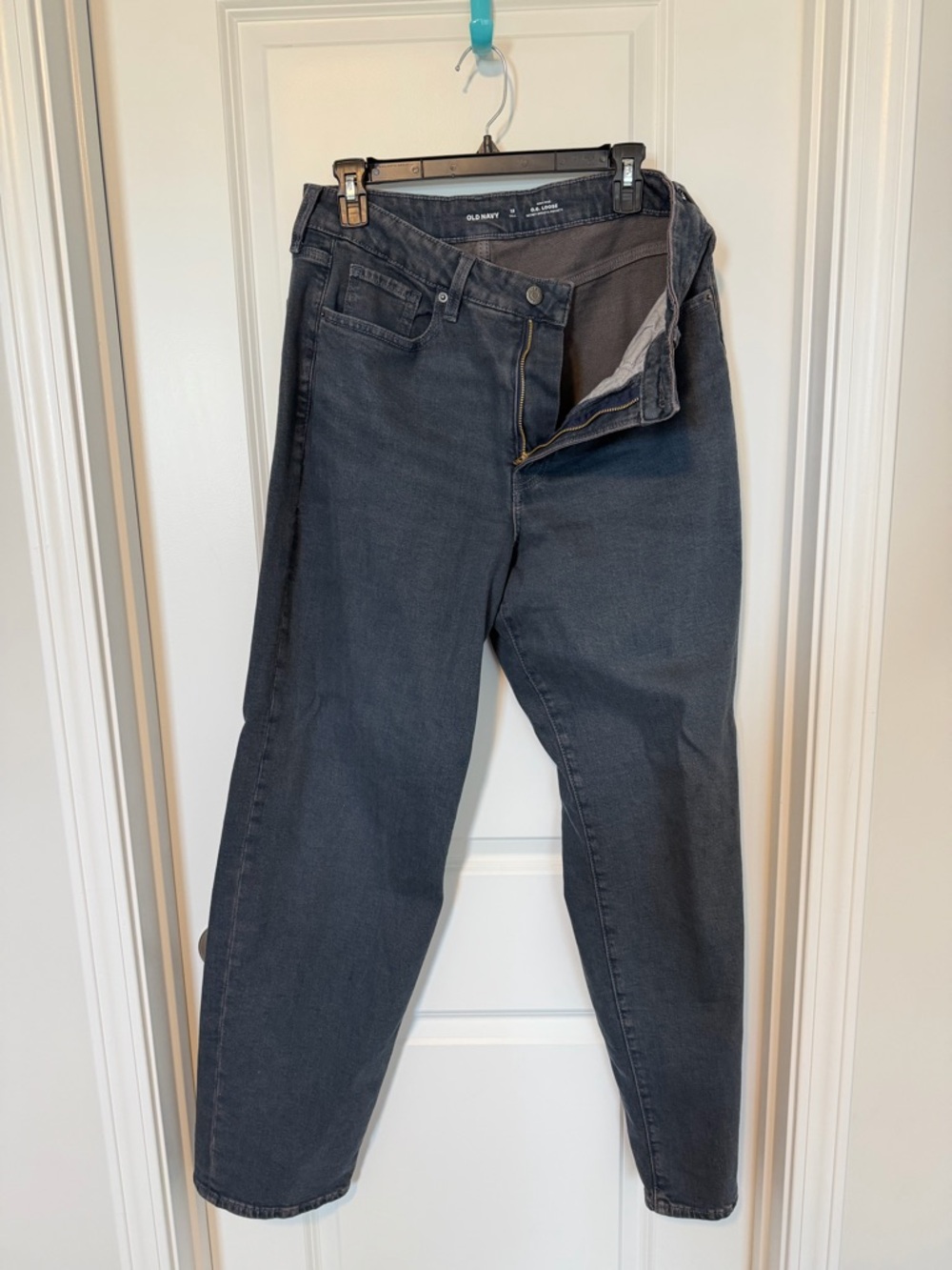 Old Navy Gray High-Rise O.G. Loose Jeans